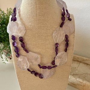 Amethyst Gemstone Necklace